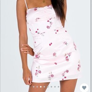 Princess polly pink floral dress